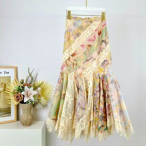 𝒁𝑰𝑴𝑴𝑬𝑹𝑴𝑨𝑵𝑵 ILLUSTRATION Long Skirt